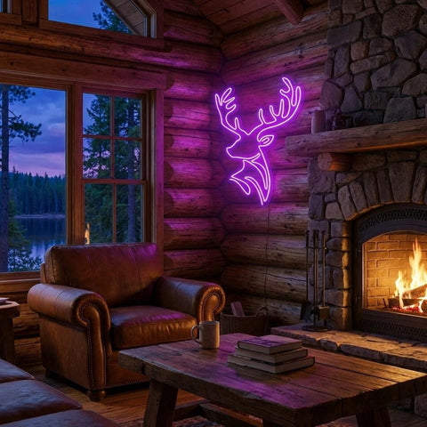 Deer Led Neon Sign Light