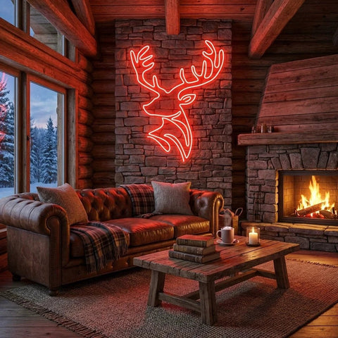 Deer Led Neon Sign Light
