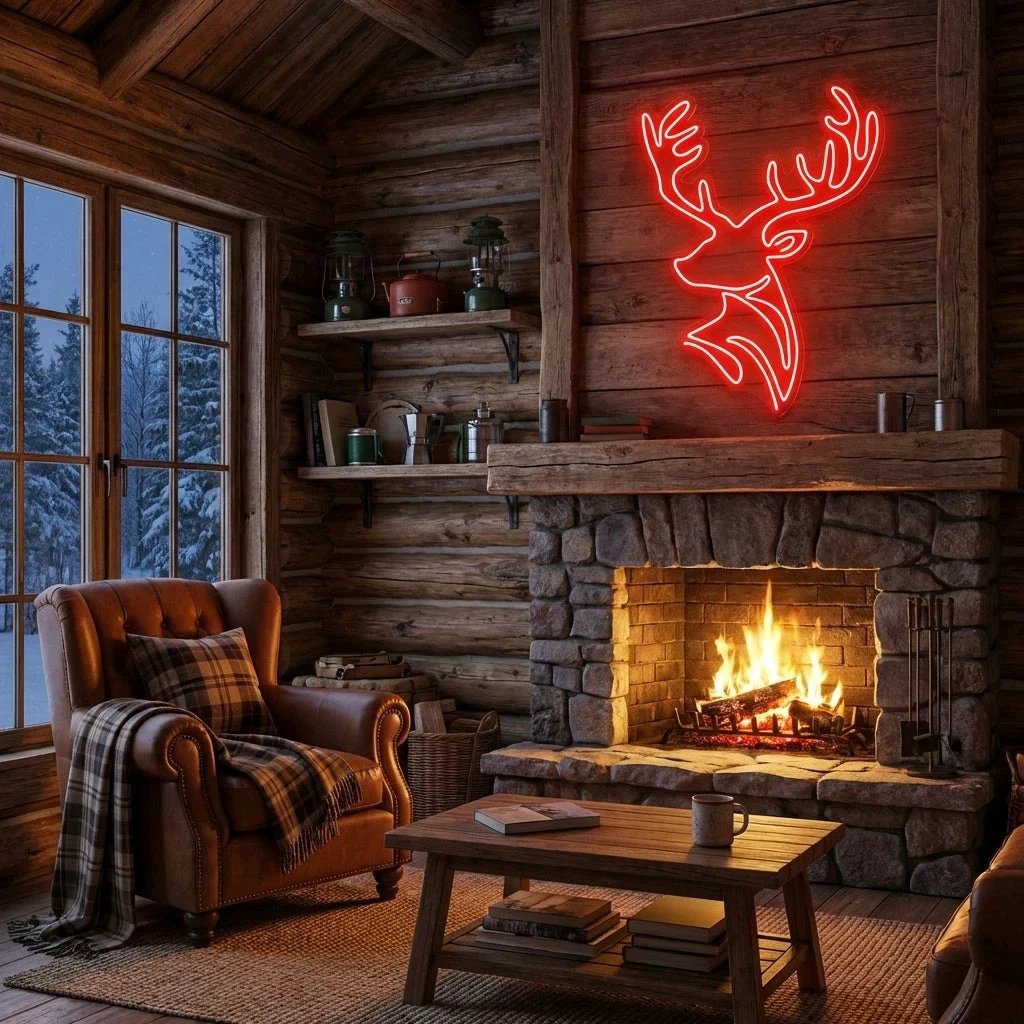 Deer Led Neon Sign Light