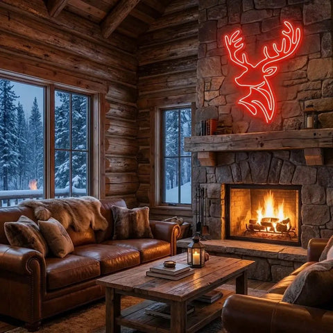 Deer Led Neon Sign Light