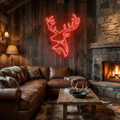 Deer Led Neon Sign Light