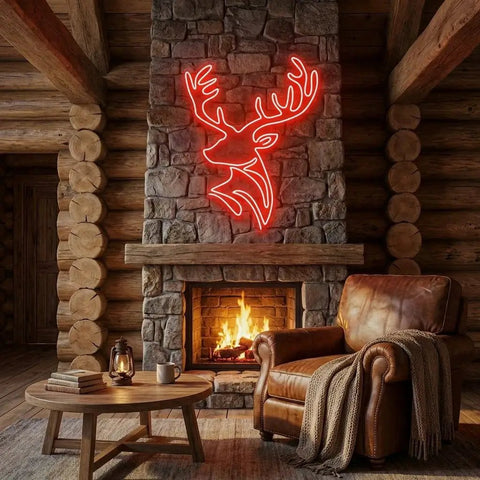 Deer Led Neon Sign Light