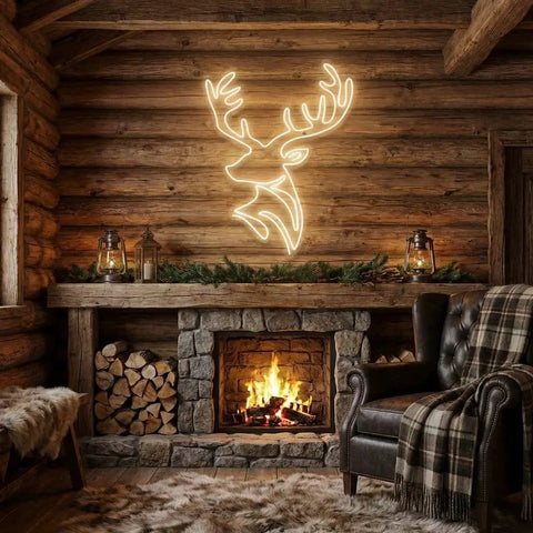 Deer Led Neon Sign Light