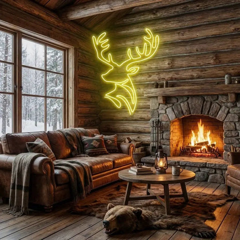 Deer Led Neon Sign Light