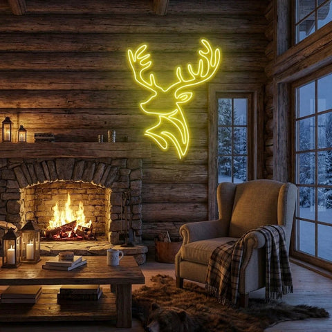 Deer Led Neon Sign Light