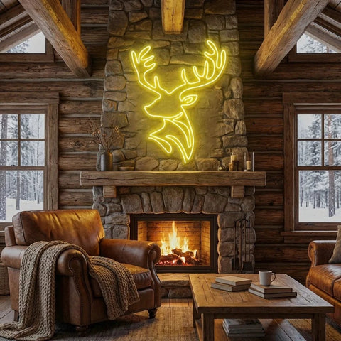 Deer Led Neon Sign Light