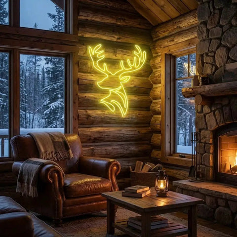 Deer Led Neon Sign Light