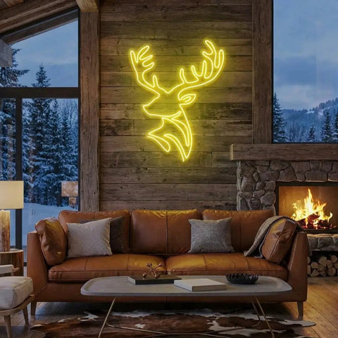 Deer Led Neon Sign Light