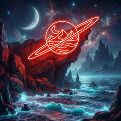 Deserted Planet Led Neon Sign Light