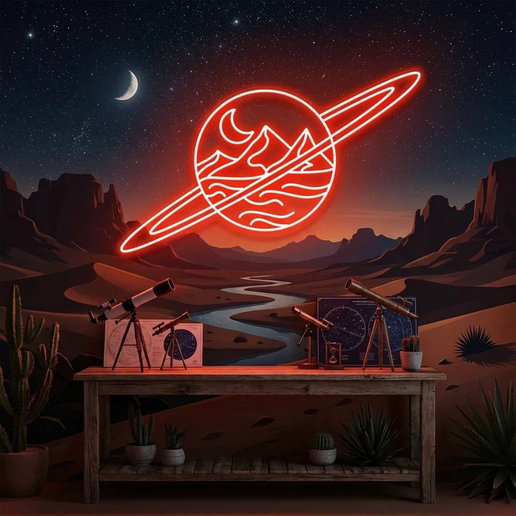 Deserted Planet Led Neon Sign Light