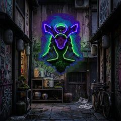 Devil Samurai LED Neon Sign Light Pop Art