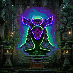 Devil Samurai LED Neon Sign Light Pop Art