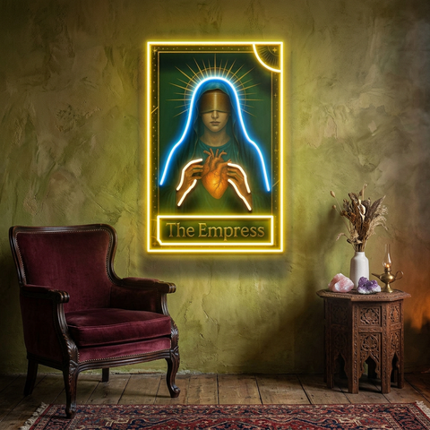 Divine Heart of The Empress LED Neon Sign Light Pop Art