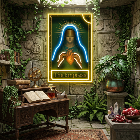 Divine Heart of The Empress LED Neon Sign Light Pop Art