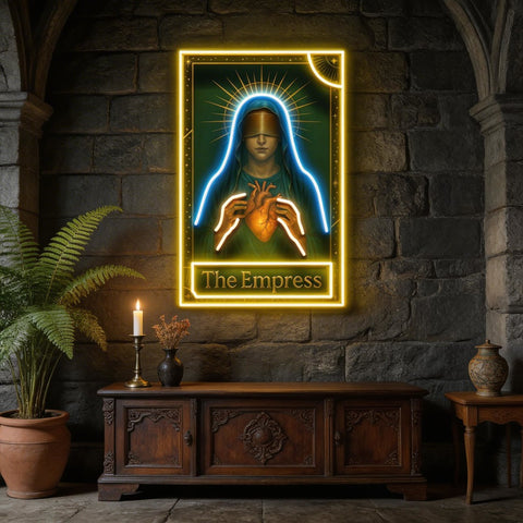 Divine Heart of The Empress LED Neon Sign Light Pop Art