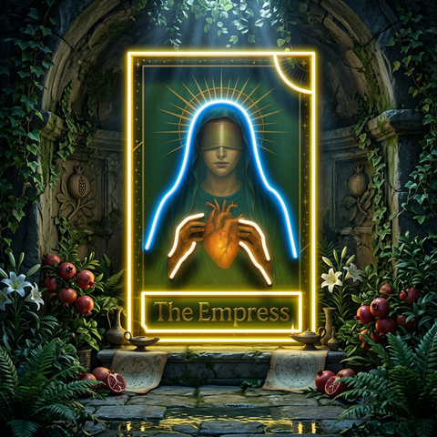 Divine Heart of The Empress LED Neon Sign Light Pop Art