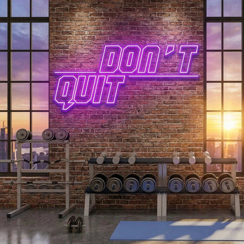 Dont Quit (Do It)2 Led Neon Sign Light