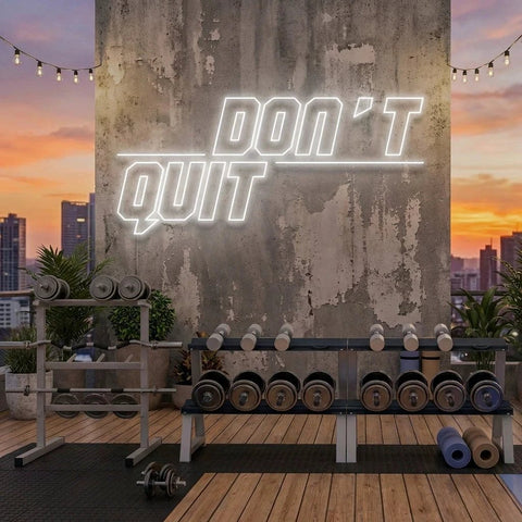 Dont Quit (Do It)2 Led Neon Sign Light