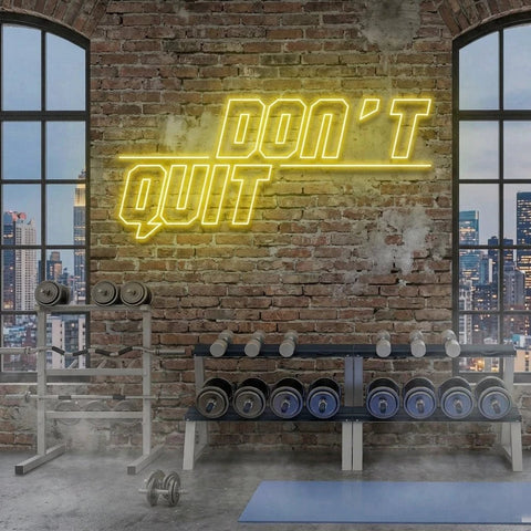 Dont Quit (Do It)2 Led Neon Sign Light