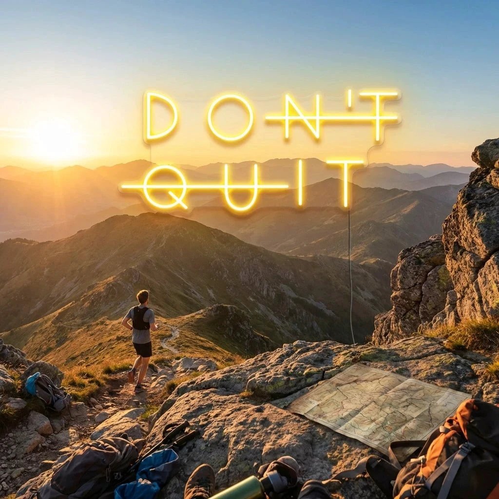 Dont Quit (Do It) Led Neon Sign Light