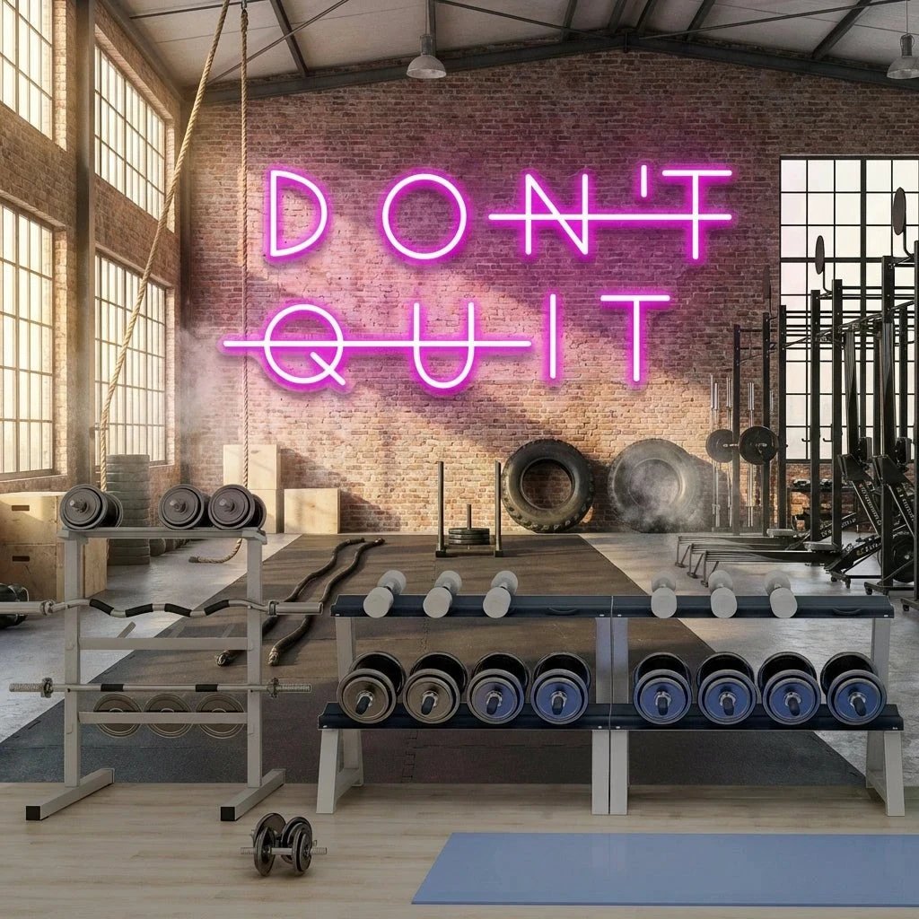 Dont Quit (Do It) Led Neon Sign Light