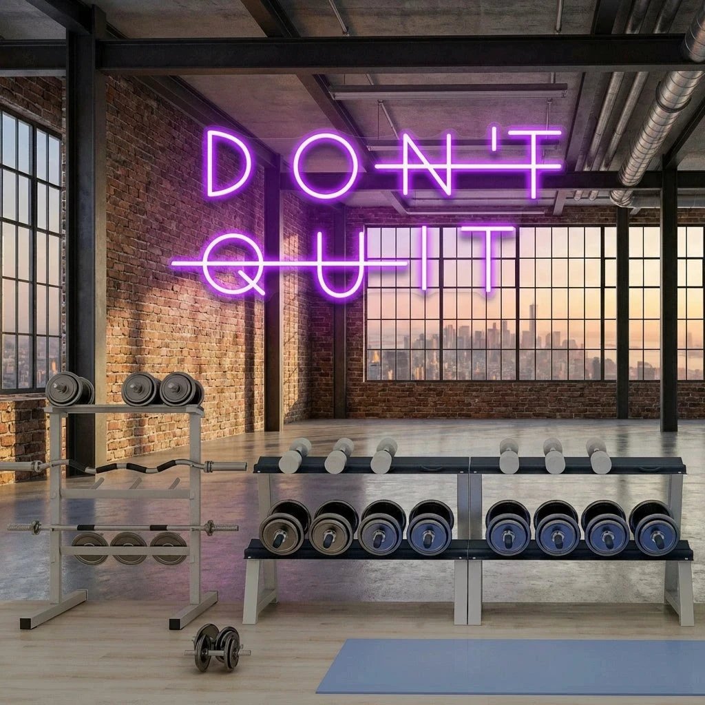 Dont Quit (Do It) Led Neon Sign Light
