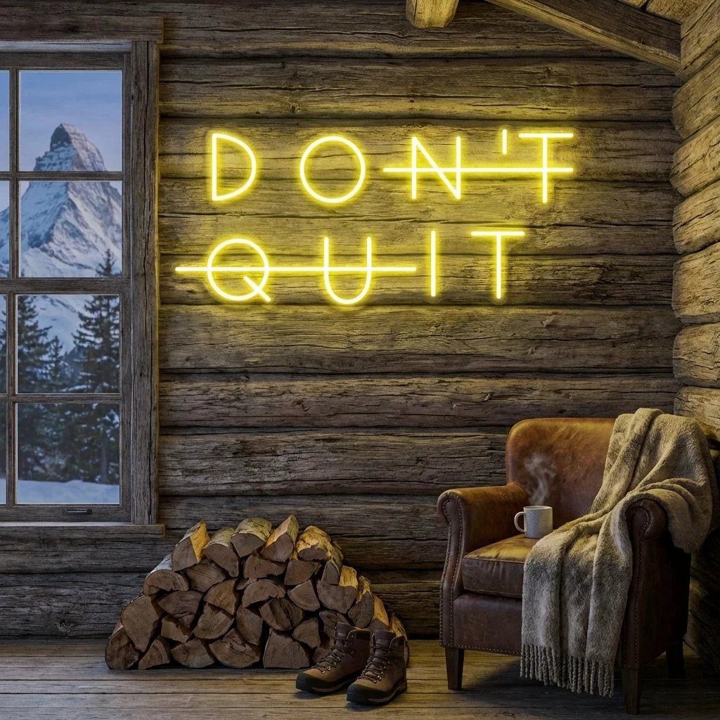 Dont Quit (Do It) Led Neon Sign Light