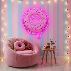 Donut Art Work Led Neon Sign Light