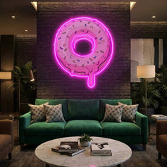 Donut Art Work Led Neon Sign Light