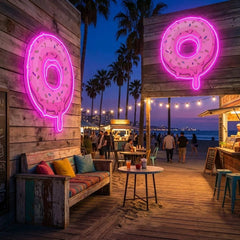 Donut Art Work Led Neon Sign Light