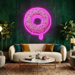 Donut Art Work Led Neon Sign Light