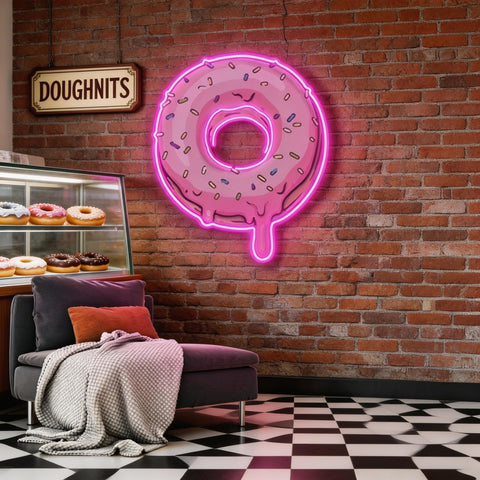 Donut Led Neon Acrylic Artwork