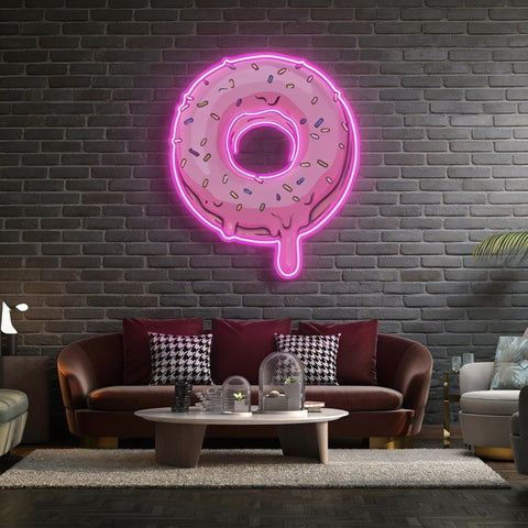 Donut Led Neon Acrylic Artwork