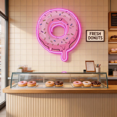 Donut Led Neon Acrylic Artwork