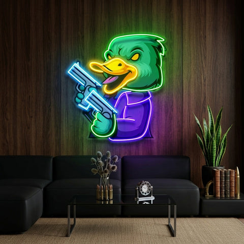 Duck Esport LED Neon Sign Light Pop Art