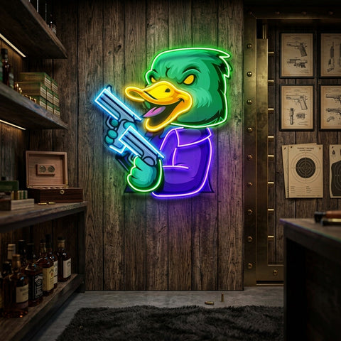 Duck Esport LED Neon Sign Light Pop Art