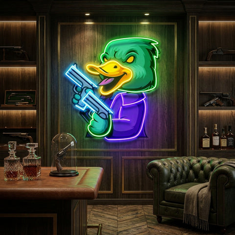 Duck Esport LED Neon Sign Light Pop Art