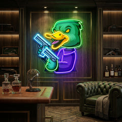 Duck Esport LED Neon Sign Light Pop Art