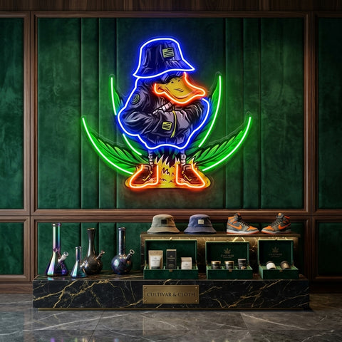 Duck In Weed LED Neon Sign Light Pop Art