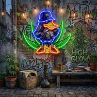 Duck In Weed LED Neon Sign Light Pop Art