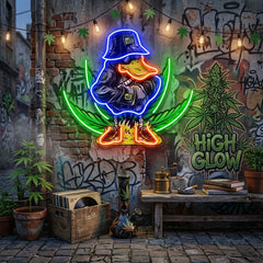 Duck In Weed LED Neon Sign Light Pop Art