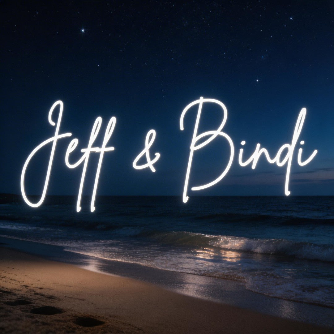 Custom Neon: Jeff & Bindi