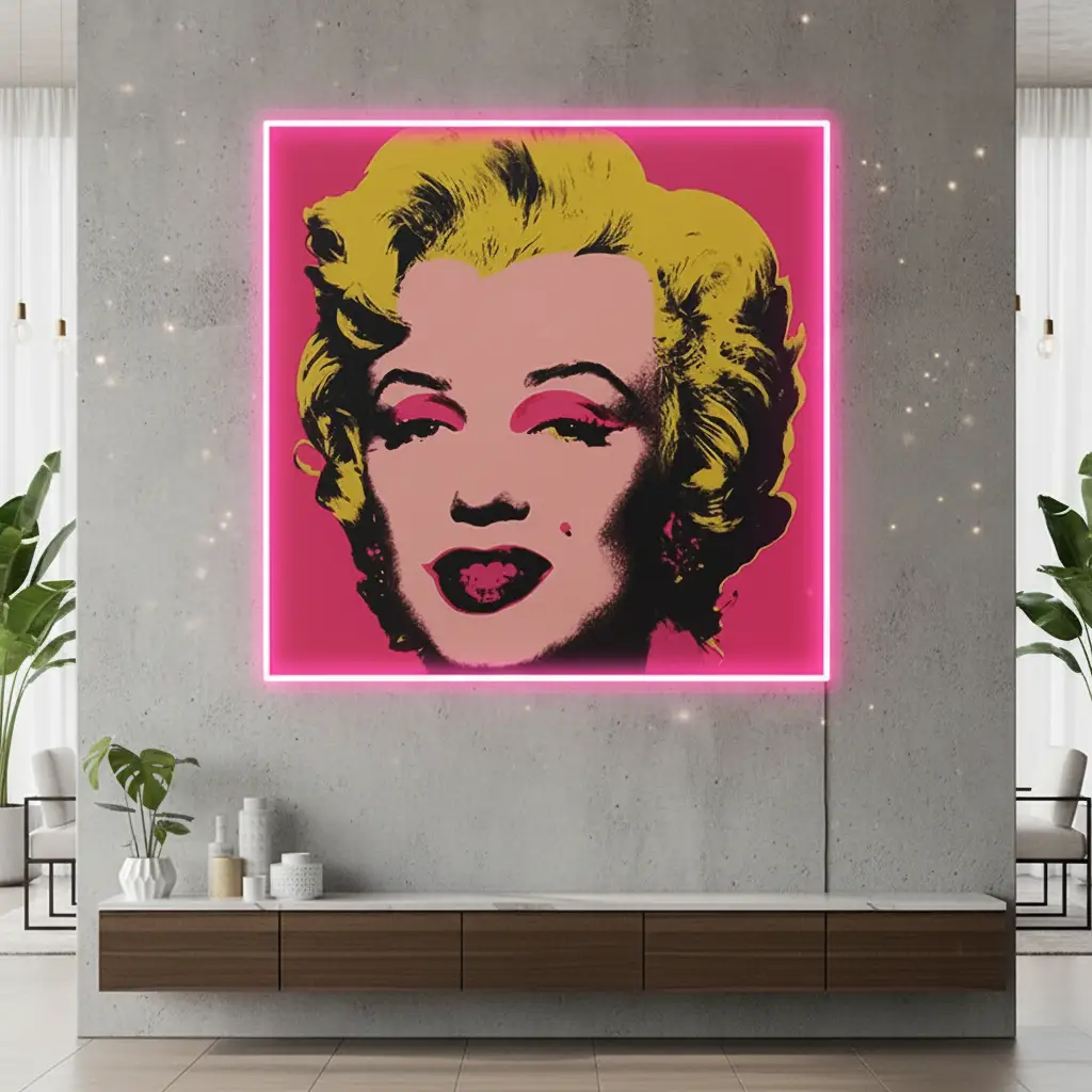 Elegant Woman Silhouette LED Neon Sign