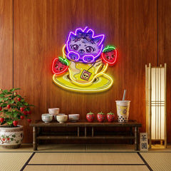 Emotional Cat LED Neon Sign Light Pop Art