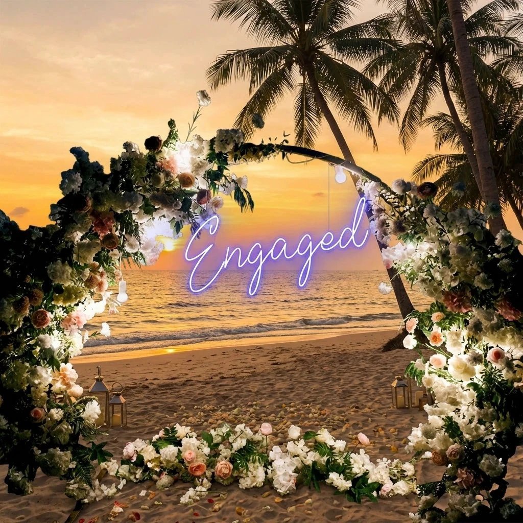Engaged Led Neon Sign Light
