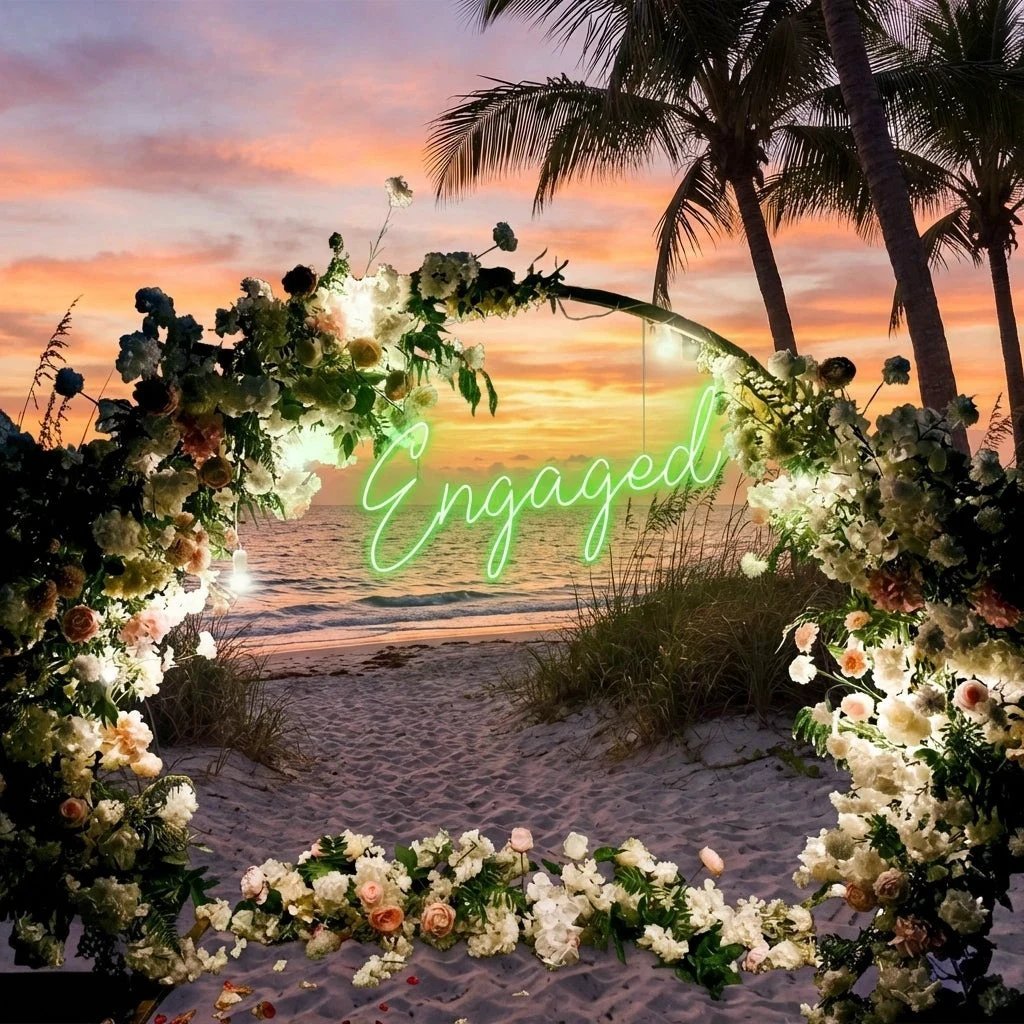 Engaged Led Neon Sign Light