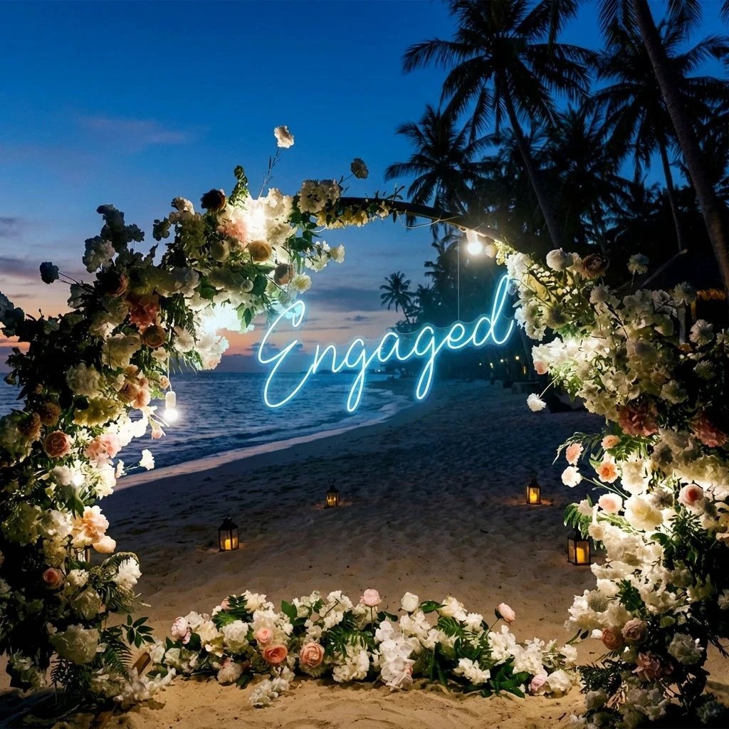 Engaged Led Neon Sign Light