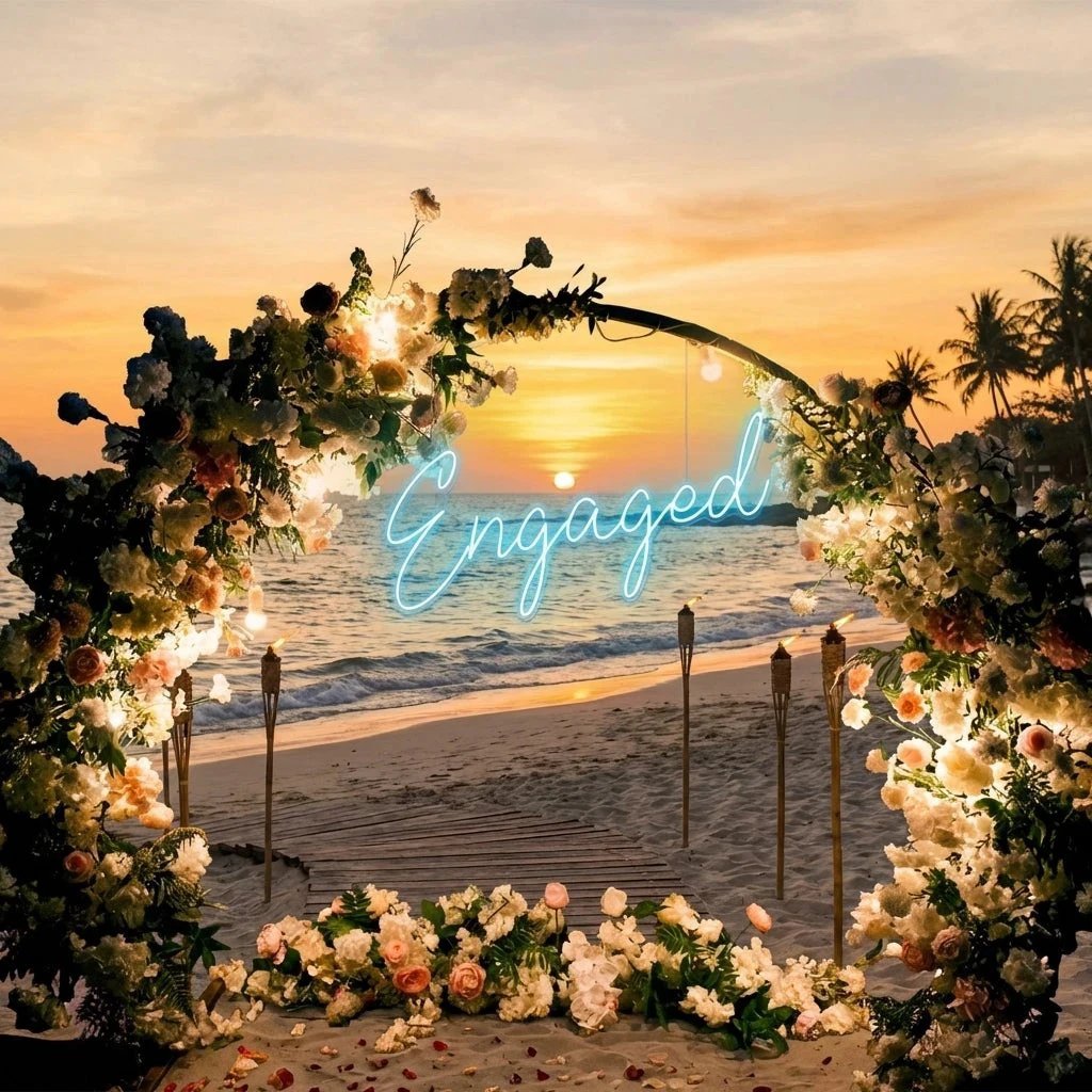 Engaged Led Neon Sign Light