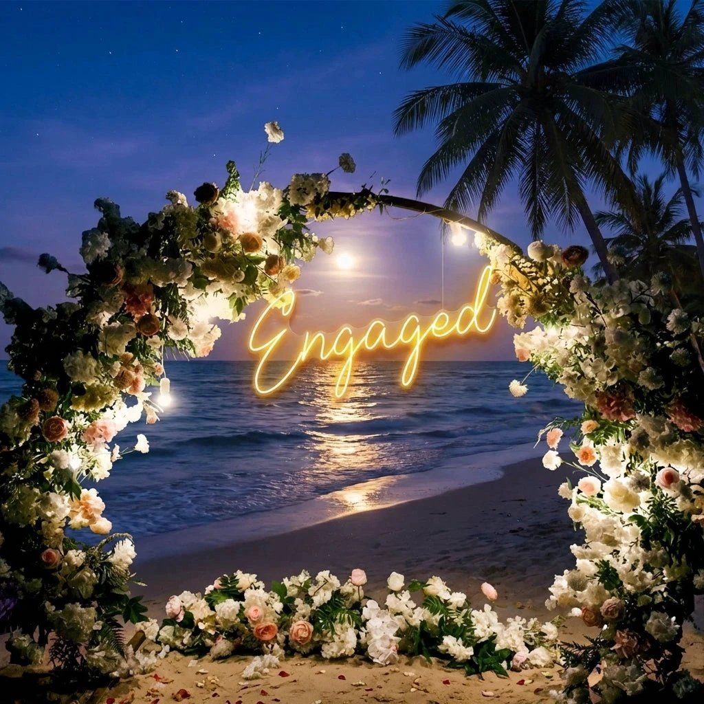 Engaged Led Neon Sign Light