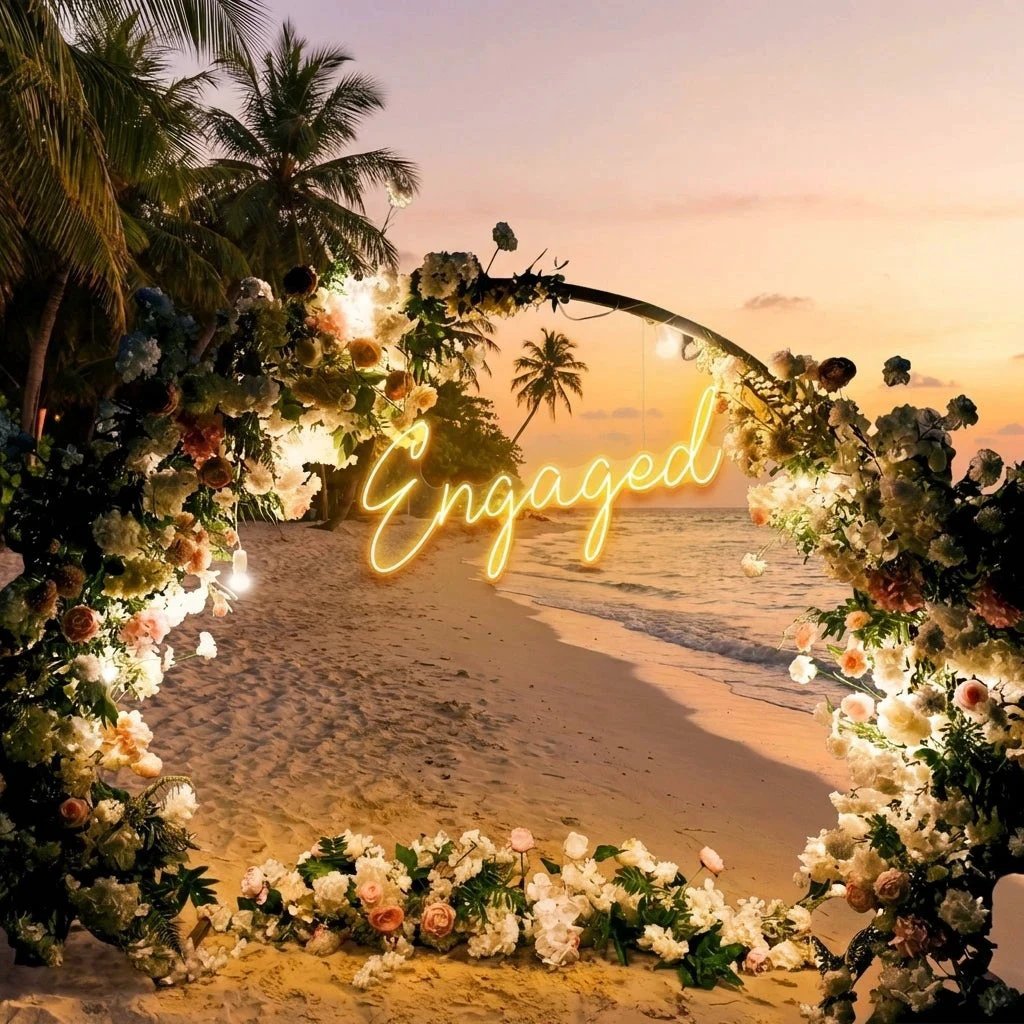 Engaged Led Neon Sign Light